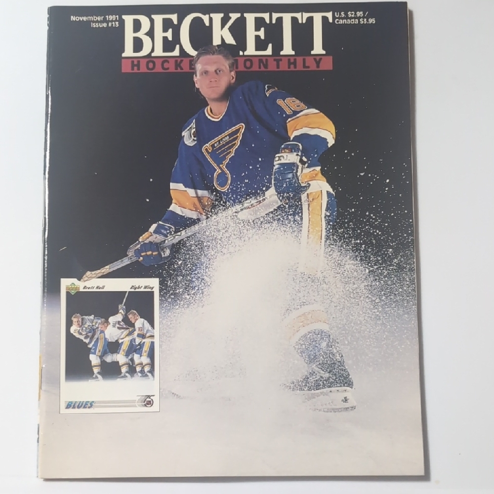 Hockey Monthly Magazine Cover NHL